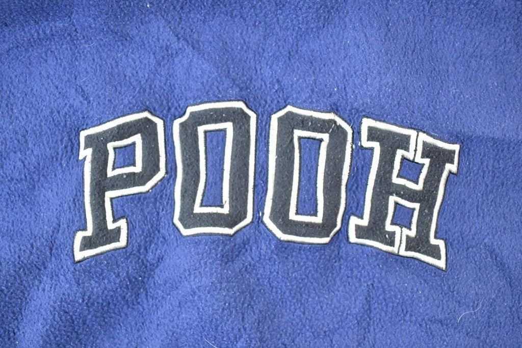Vintage 1990s Pooh Bear Quarter Zip Disney Mock Neck