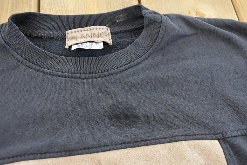 Vintage 1990s De Lanng Animals Crewneck Sweatshirt Men's Large