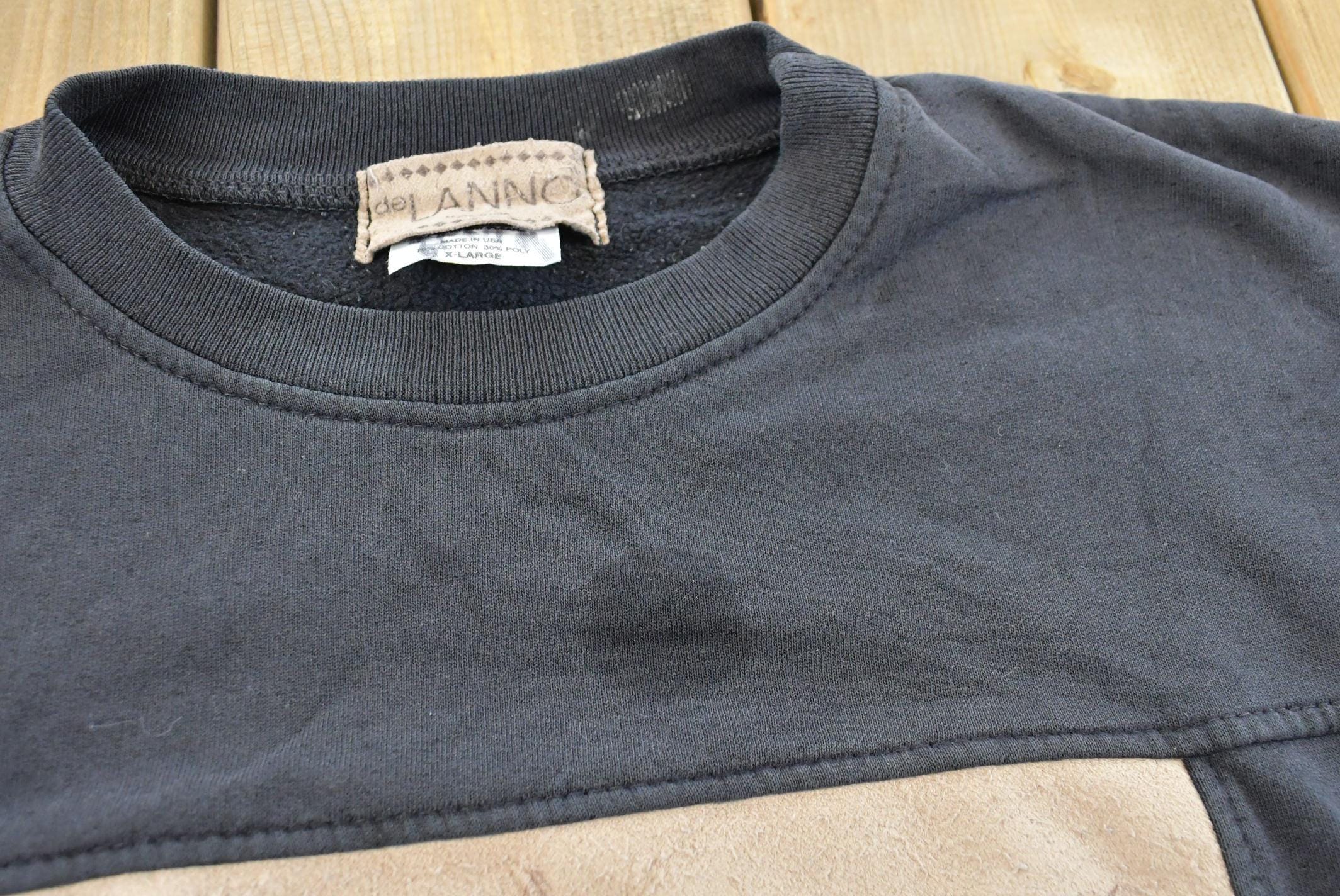 Vintage 1990s De Lanng Animals Crewneck Sweatshirt Men's Large