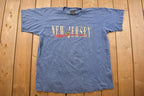 Vintage 1990s New Jersey Sailing T-Shirt / 80s / 90s / Streetwear Fashion / Single Stitch / Vacation Tee / Travel & Tourism