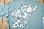 Vintage 1990s Pinky & The Brain Promo T-shirt Made In USA Size XL