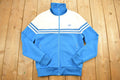 Vintage 1990s Speedo Full Zip Sweater Striped Jacket