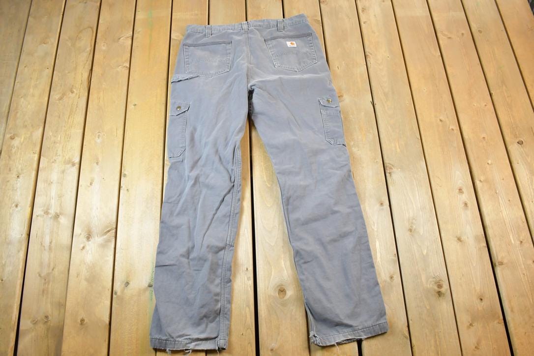 Vintage 1990s Carhartt Denim Lined Work Jeans Size 36 x 36