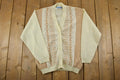 Vintage 1990s Shahzeb Knit Cardigan Sweater
