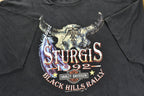 Vintage 1992 Harley Davidson Motorcycles Sturgis Rally 3D Emblem T-Shirt