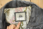 Vintage 1990s CAT Leather Bomber Flight Jacket Men's XL