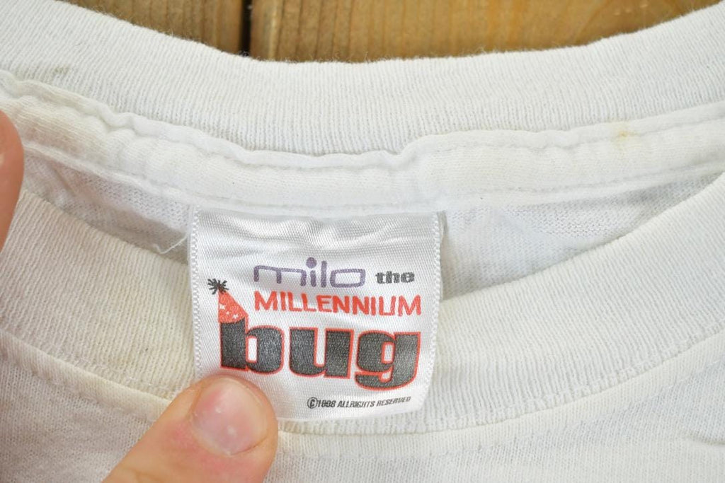 Vintage 1993 The Millenium Bug Single Stitch Graphic Print T-Shirt