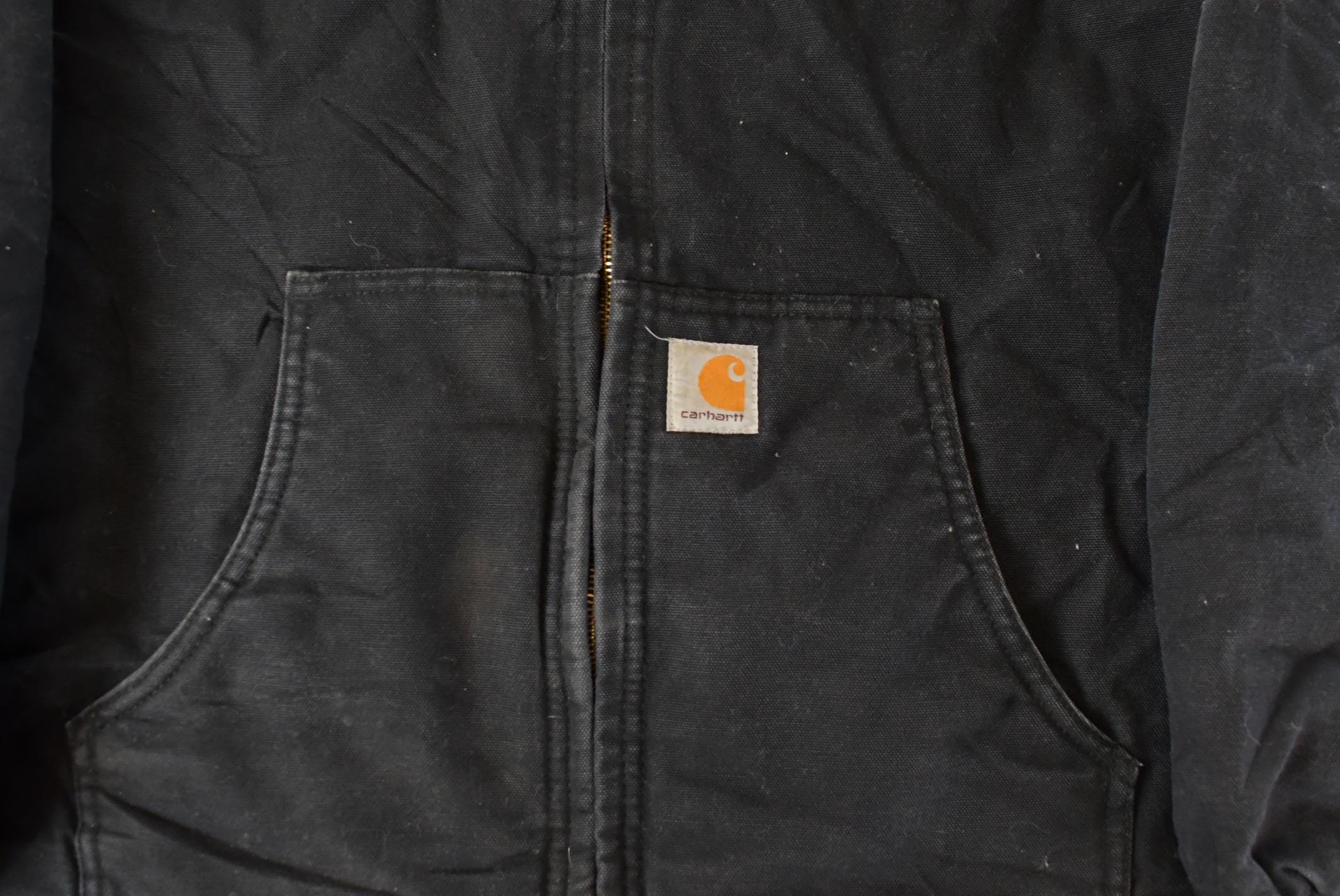 Vintage 1990s Carhartt Hooded Jacket Youth XL