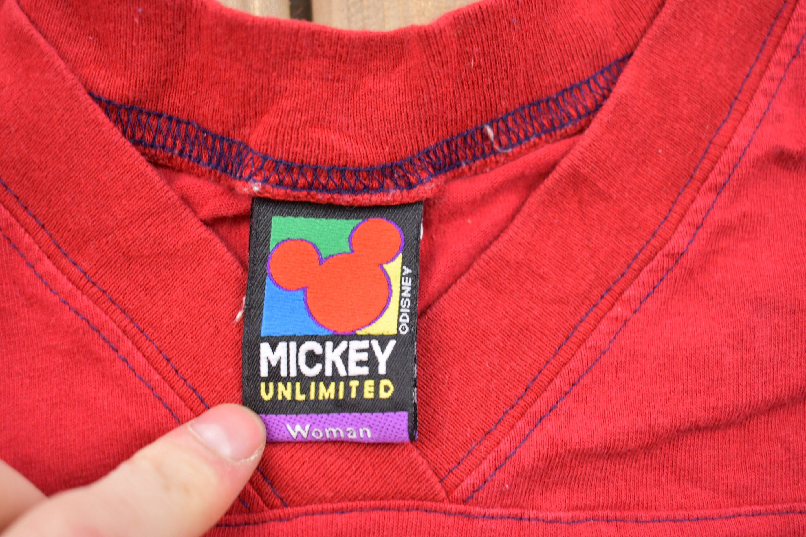 Vintage 1990s Mickey Unlimited Graphic T-Shirt / Graphic / Mickey Mouse / Streetwear / Retro Style / Disney Tee / 90s Disney
