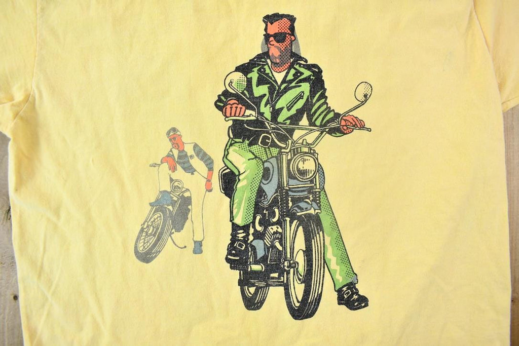 Vintage 1990s Classic Motorcycle Biker Graphic T-Shirt