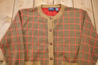 Vintage 1990s Lizsport Knitted Button Up Sweater