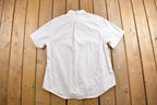 Vintage 1990s Ralph Lauren Polo Blank Button Up Shirt