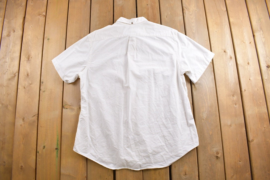 Vintage 1990s Ralph Lauren Polo Blank Button Up Shirt