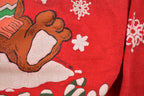 Vintage 1990s Merry Christmas Teddy Bear Christmas Sweater