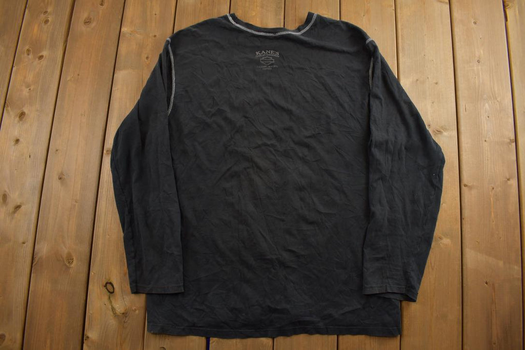 Vintage 1990s Harley Davidson Graphic Long Sleeve T-Shirt