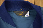 Vintage 1990s Navy Blue Lightweight Bomber Jacket