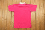 Vintage 1990s Morning Sun Bird Floral Graphic Polo Shirt