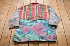Vintage 1990s Floral All Over Print Canvas Jacket