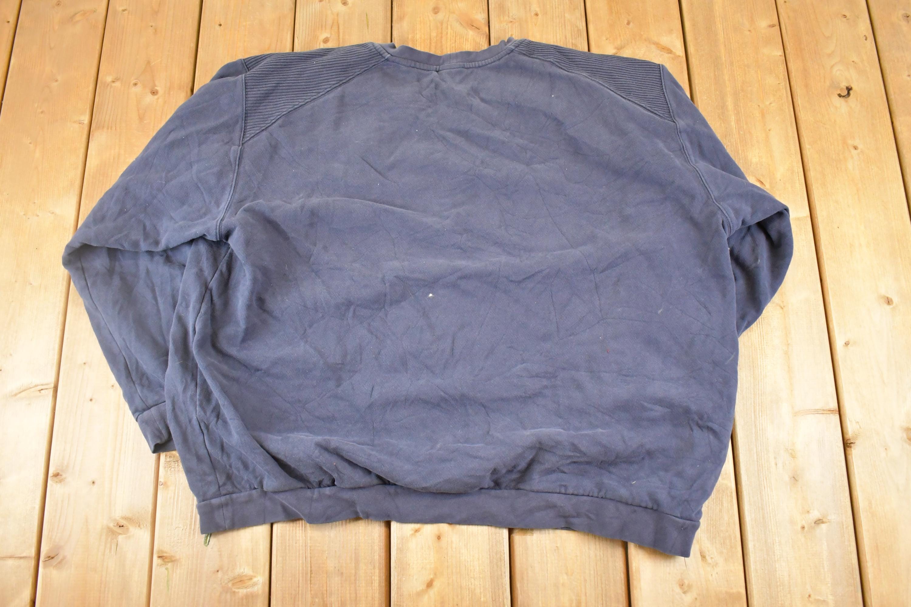 Vintage Y2K Nike Crewneck Sweatshirt, Swoosh Logo, Made in USA, XXL