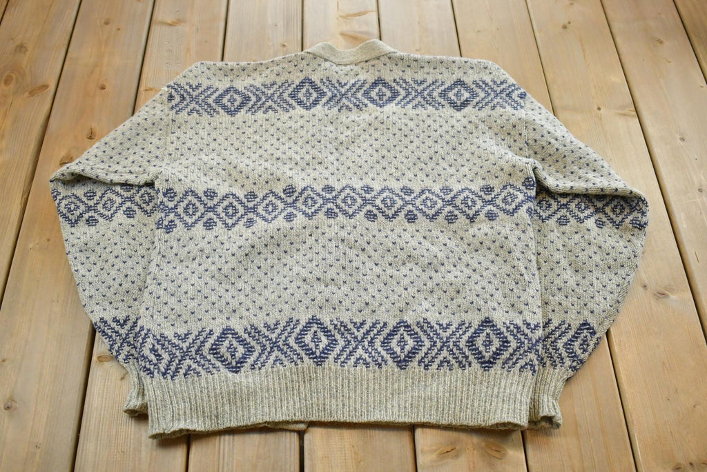 Vintage 1990s American Eagle Wool Knit Cardigan Men's XL /
