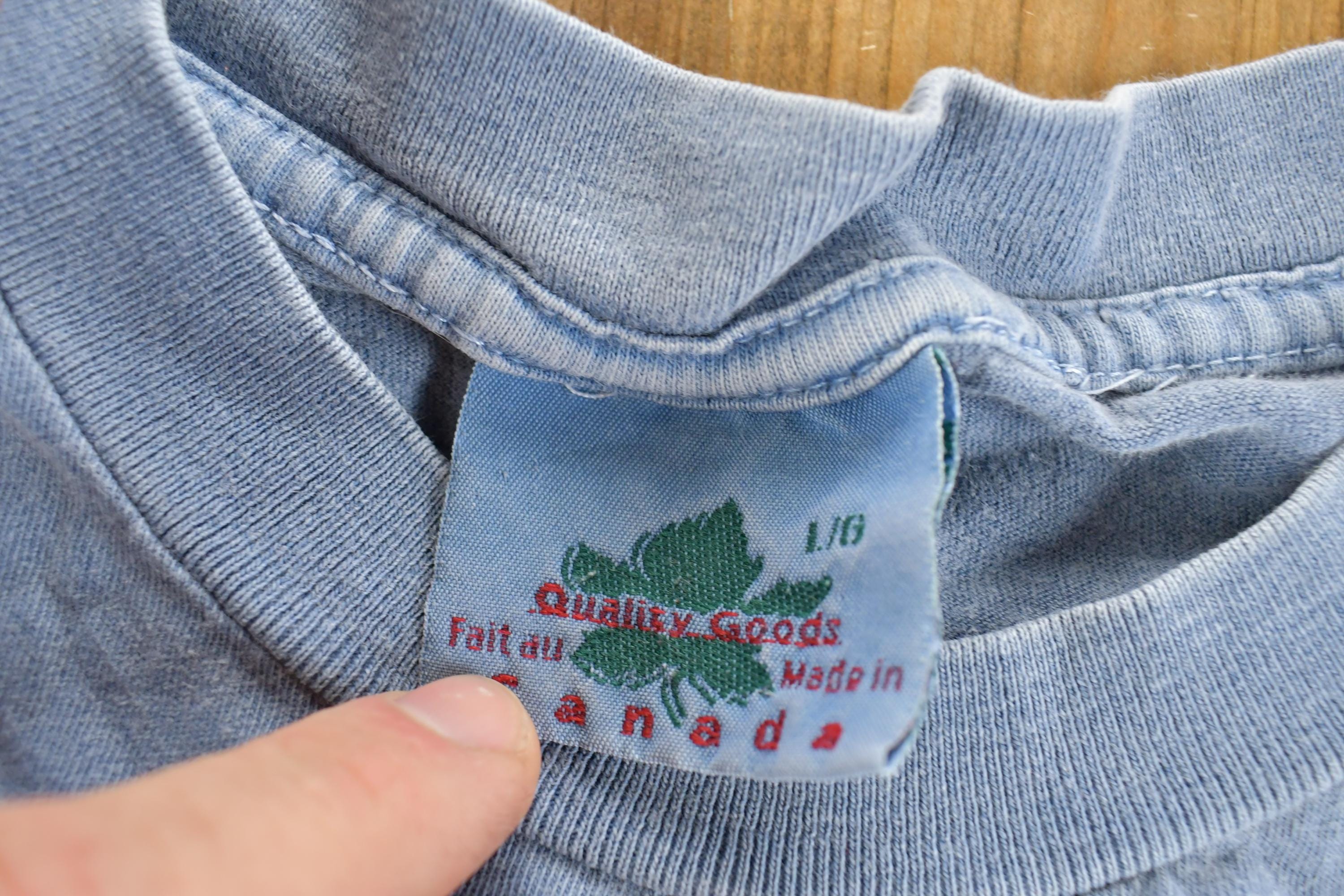 Vintage 1990s White River Ontario Souvenir Moose T-Shirt