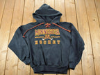 Vintage 1990s Minnesota Hockey University Collegiate Hoodie / Embroidered / NCAA Sweatshirt / Sportswear / Americana
