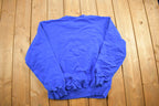 Vintage 1990s Champion Blank Blue Crewneck Sweatshirt