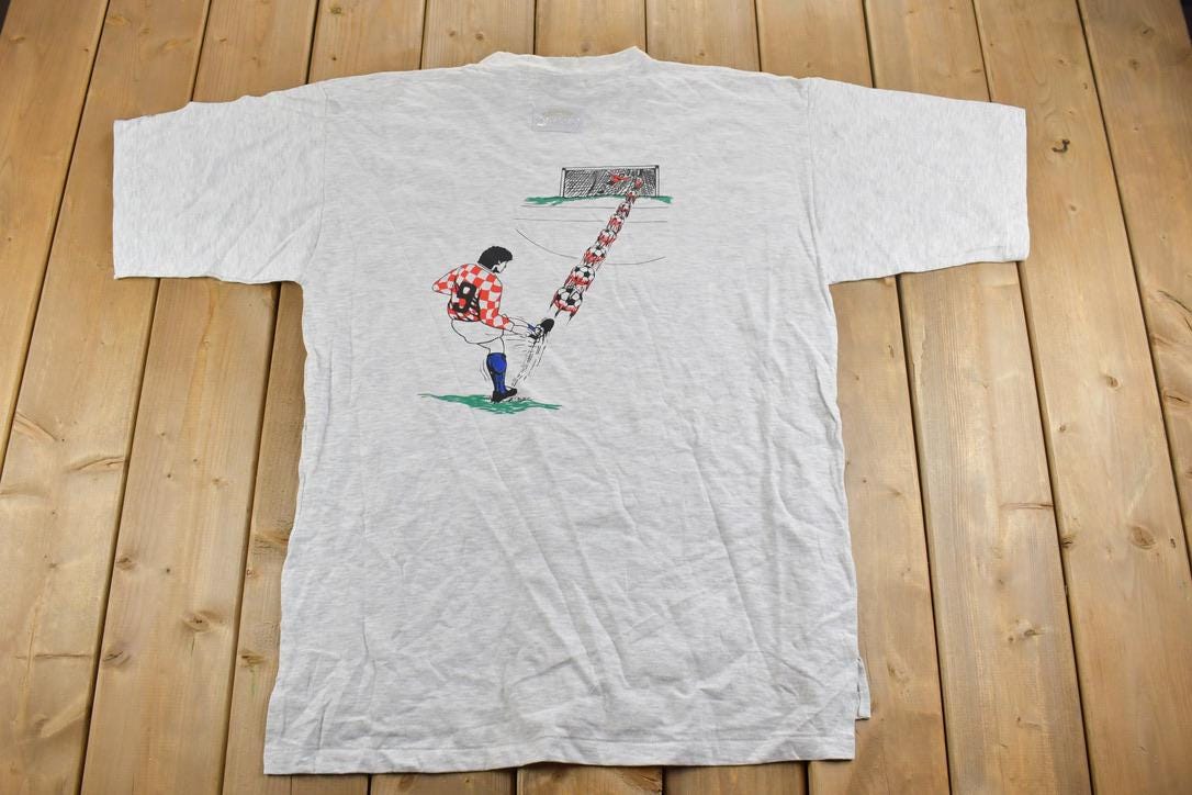 Vintage 1996 Deadstock Euro 96 Soccer Graphic T-Shirt