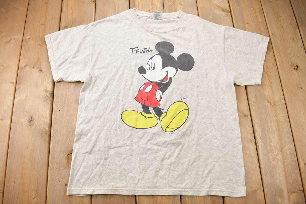 Vintage 1990s Mickey Mouse Florida T-Shirt