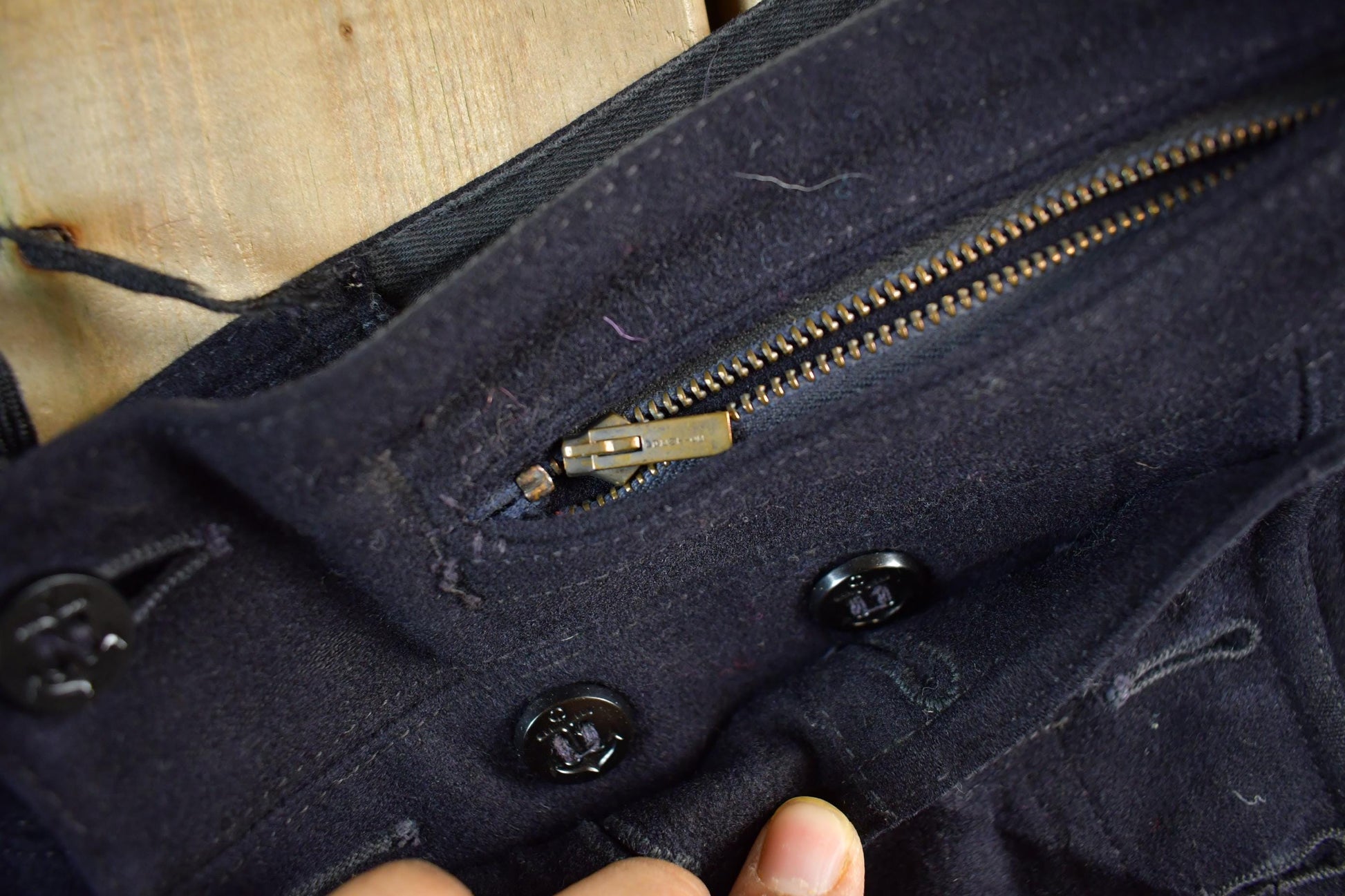 Vintage 1940's US Navy Naval Clothing Factory WWII Pants Size 32 x 31