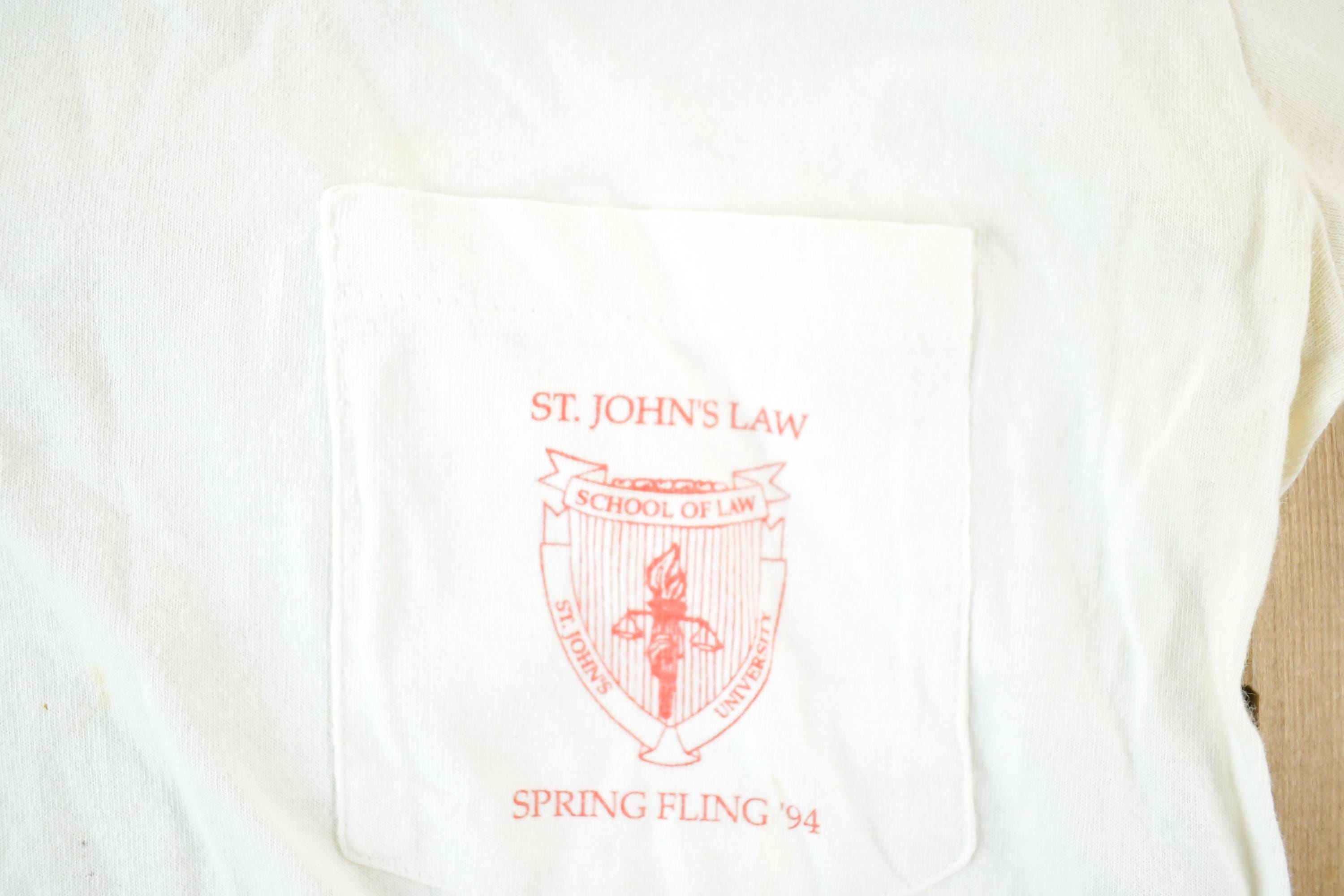 Vintage 1990s St John's Law A Delicate Balance Souvenir T-Shirt Men's L