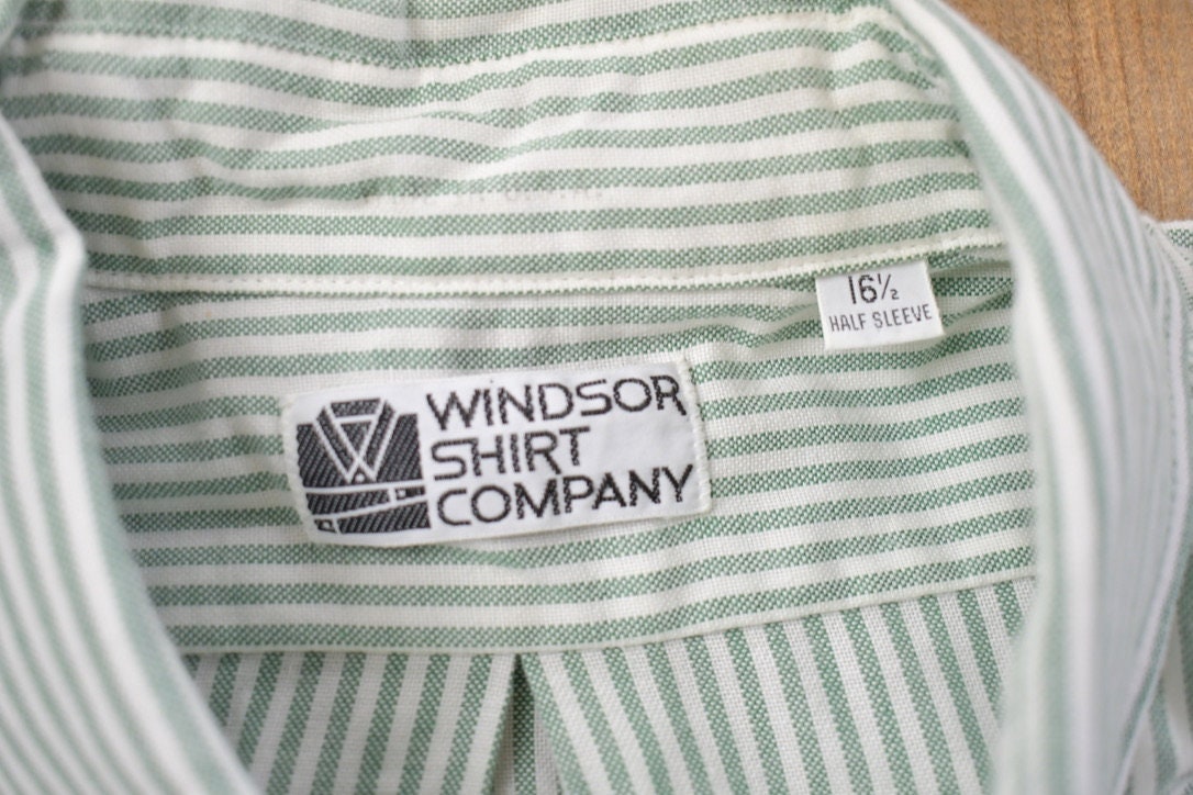 Vintage 1990s Windsor Striped Button Up Shirt