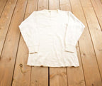 Vintage 1980s St. Johns Blank Thermal Shirt Made In Canada