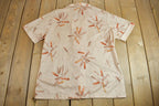 Vintage 1960s Mr. Jan All Over Print Psychedelic Style Button-Up Shirt