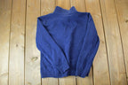 Vintage 1990s Lauren Ralph Lauren Quarter Zip Knit Mock Neck Sweater