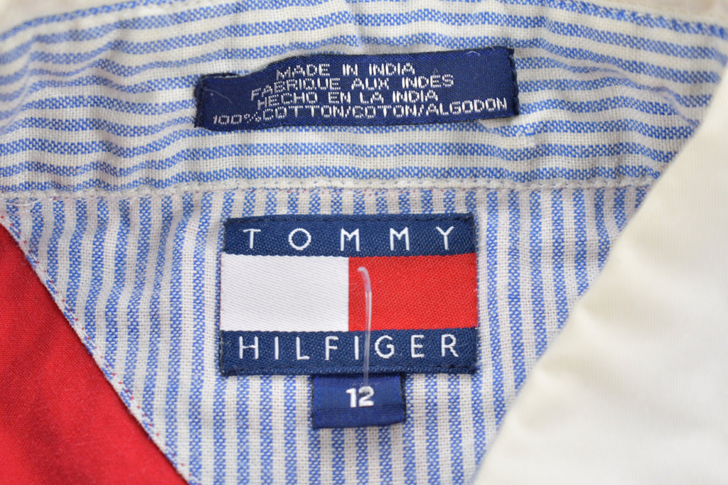 Vintage 1990s Tommy Hilfiger American Flag Stars & Stripes Button Up Vest