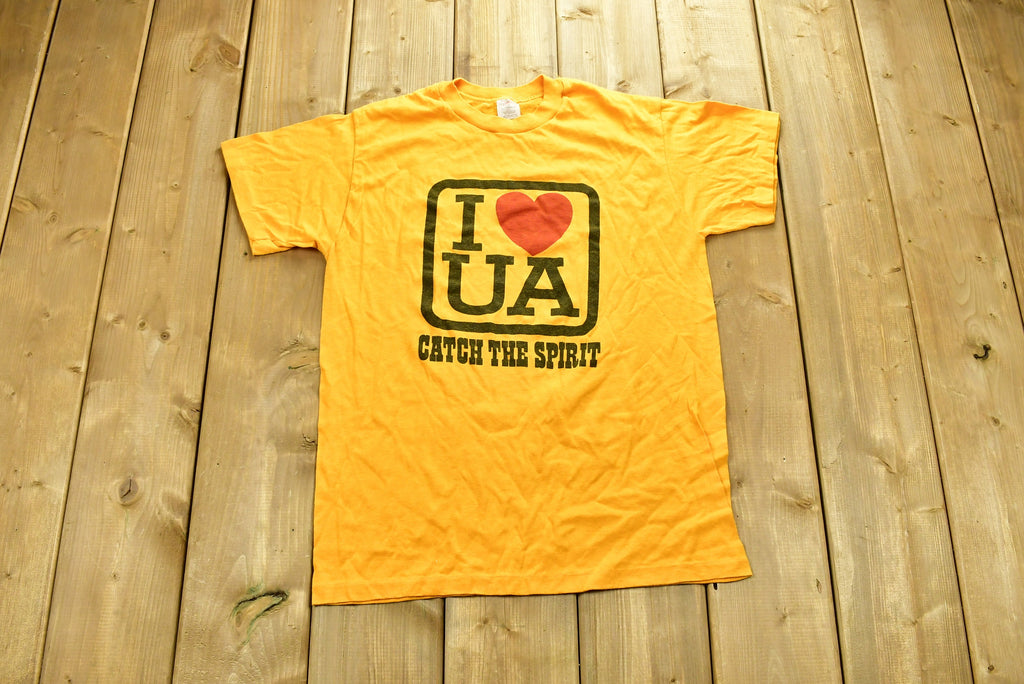 Vintage 1980s I Love UA "Catch The Spirit" T-Shirt