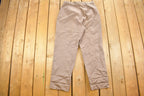 Vintage 1990's Natural Dimensions Pleated Pants 32 x 30