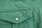 Vintage 1990s Moose Creek Blank Green Button Up Shirt
