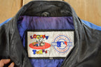 Vintage 1990s Toronto Blue Jays Looney Tunes Leather Jacket Men's Large