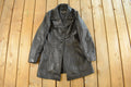 Vintage 1990s Wilsons Leather Trench Coat Women's Large
