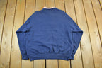 Vintage 1990s Hanes Floral Collared Sweater Women's XL