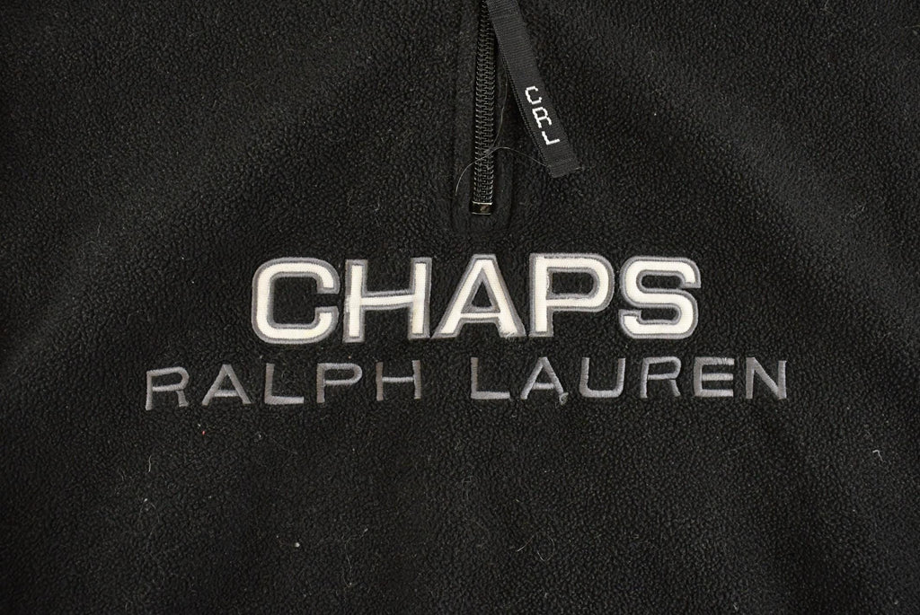 Vintage 1990s Chaps Ralph Lauren Quarter Zip Fleece Sweater Men's S