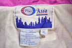 Vintage 1990s Pan Asia Abstract Clock Windbreaker