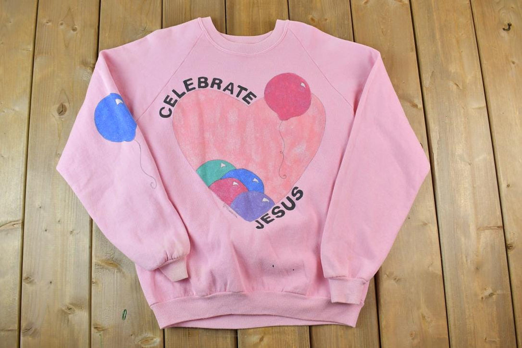 Vintage 1990s Celebrate Jesus Crewneck Sweatshirt
