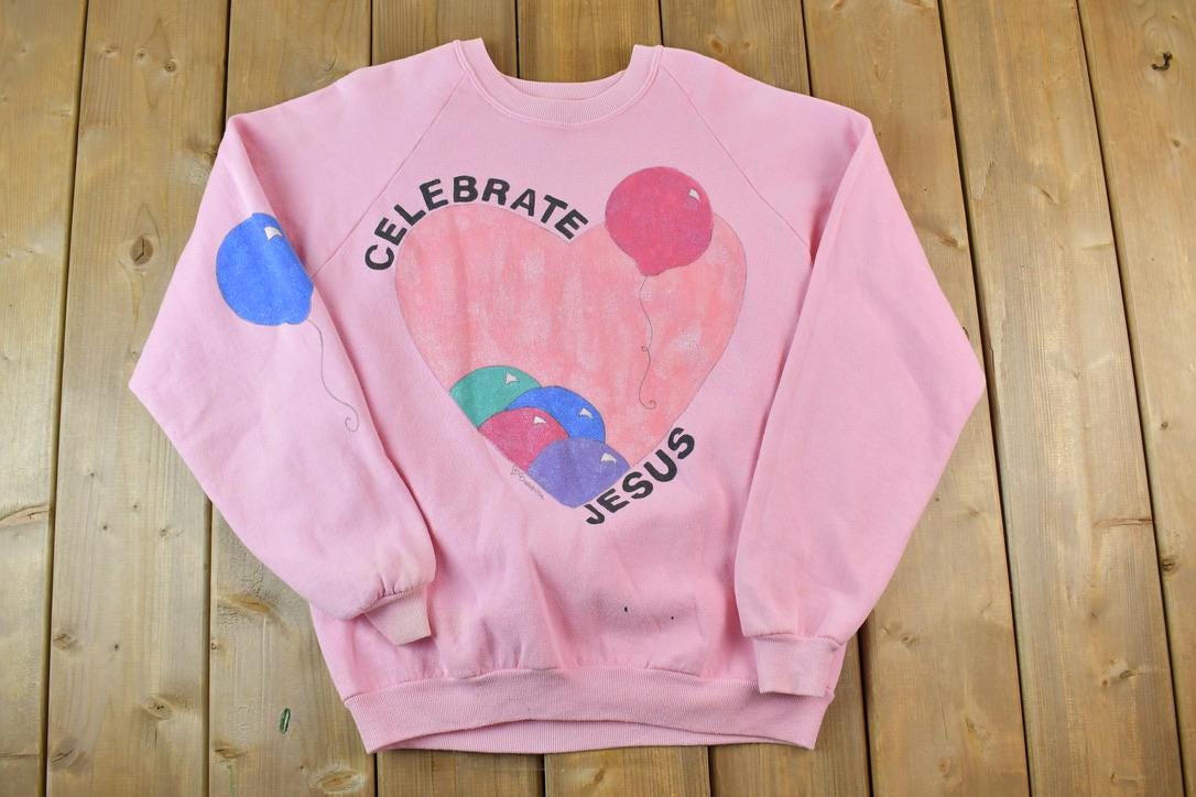 Vintage 1990s Celebrate Jesus Crewneck Sweatshirt