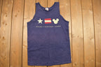 Vintage 1990s Disney Mickey Mouse Cartoon Promo Tank Top  90s Graphic Tee  TV Promo T Shirt  90s Disney  90s Mickey Mouse
