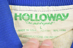 Vintage 1970s Holloway Roush Sporting Goods Satin Bomber Jacket Made in USA