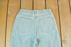 Vintage 1990s Lands End Denim Jeans Size 28 x 30 Made In USA