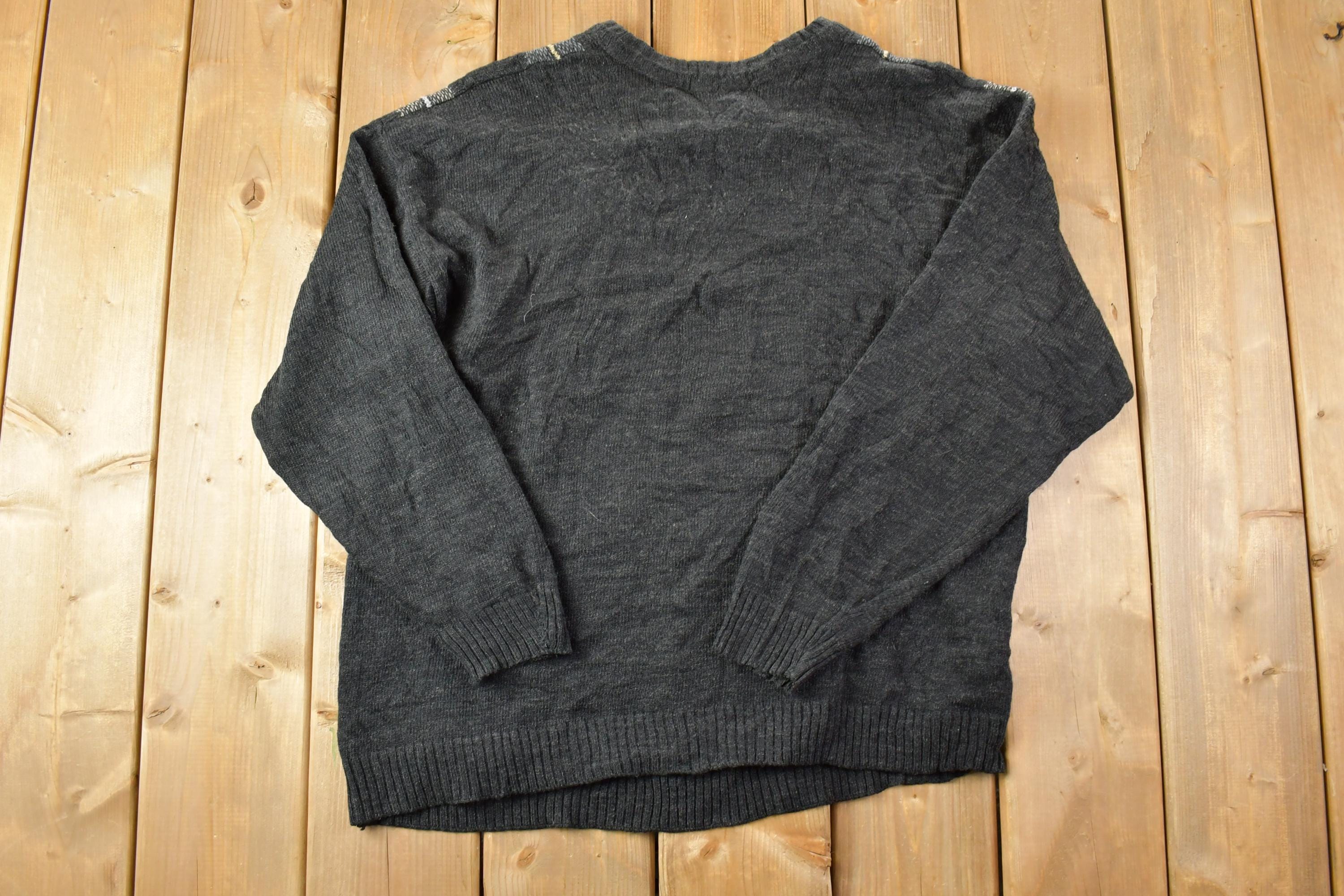 Vintage 1990s London Fog Limited Edition Knit Crewneck Sweater